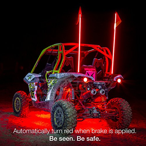 XKchrome App Control Advanced 216 LED Accent Light Kit for Offroad UTV ATV Can-Am Polaris Razr Yamaha