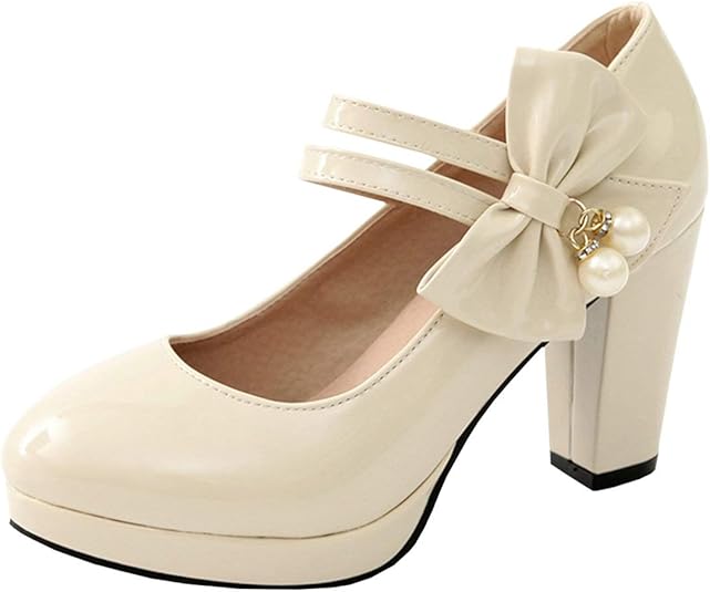 patent leather mary jane heels