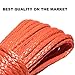 Yoursme Nylon Synthetic Winch Cable Rope with Sheath for SUV ATV UTV Winches Truck Boat Ramsey Car 1/4