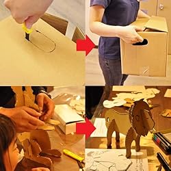 CANARY Cardboard Cutter with Sheath 7.5" Safety Box