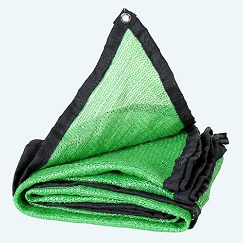 Sunshade Net Sunscreen Insulation Net Edging Perforated Garden Balcony Green Shade Net UV Protection (Size : 6m*6m)