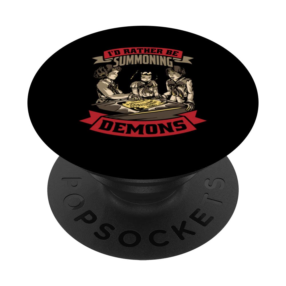 Satanism I´d Rather Be Summoning Demons Satanic PopSockets Swappable PopGrip