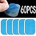 LEKEONE 30 Sets of 60 Pads Abs Trainer Replacement Gel Sheet for EMS AB Trainer, Waist Trimmer Belt, ABS Toner Body Muscle Trainer,ABS Stimulator.