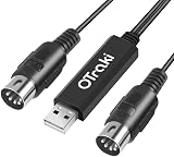 OTraki Midi to USB Cable 5 Pin 3m 10ft MIDI Interface Converter for Keyboard view 1