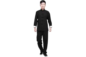 ZooBoo Kung Fu Uniform Clothing - Chinese Traditional Martial Arts Wing Chun Tai Chi Training Cloths