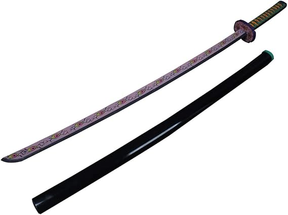 Amazon Uekoko 鬼滅の刃 きめつのやいば 黒死牟 こくしぼう 上弦之壹 鞘付き コスプレ道具 模造刀 美術刀 日輪刀 にちりんとう コスプレ用 クリスマス プレゼント コスプレ 仮装 通販