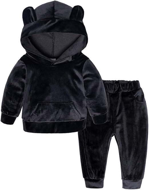 Toddler Kids Tracksuit Jogging Suit 2 Pcs Set Baby Girls Boys Long