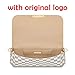 Ladies Purse,Handbags for Women with Interior Flat Pocket (Cream)