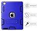 iPad 2/3/4 Case - MagicSky Heavy Duty Shock-Absorption Rugged Hybrid Case Cover for iPad with Retina Display (iPad 4), iPad 3, iPad 2 - Black/Royal Blue