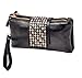 Leegoal(TM) Women Punk PU Leather Bling Rivet Evening Party Fashion Clutch Bags Purse Wallet Handbag