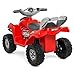 Best Choice Products 6V Kids Battery Powered Electric 4-Wheeler Quad ATV Bicycle Toddler Ride-On Toy w/ Charger, Treaded Tires - Red