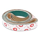 2 X 72 Inch 36 Grit Metal Grinding Zirconia Sanding Belts, 6 Pack