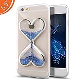 Urberry Iphone 7PLUS Case, Blue Clear Gel Liquid Case for 5.5 inch iPhone 7PLUS with a Screen Protector