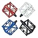PHOITGA Bicycle Aluminum Alloy Flat Platform Pedals 9/16