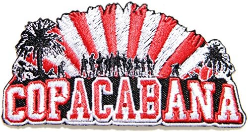 COPACABANA Beach Logo Club Jacket T-shirt Patch Sew Iron on Embroidered Sign Badge Costume Clothing
