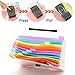 13 Pockets Plastic Expanding Accordion Folders A4/Size Letter Paper Handle Portable File Organizer Multi-Colour Large Capacity Document Holder
