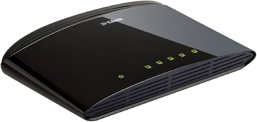 D-Link DES-1005D 5-Port Fast Ethernet Unmanaged Switch 10/100 Mbps Plug Play