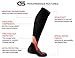 CS CELERSPORT 3 Pairs Compression Socks 20-30mmHg For Men and Women-Best Compression Socks For Running, Traveling, Shin Splints, Nurse, Athletic And Pregnancy Grey, Blue, Orange L/XL