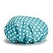 Eslite Waterproof Double Layers Shower Caps for Women(Green, White Dot)