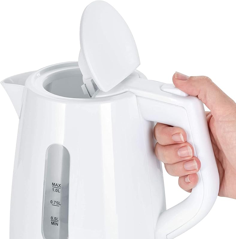 WK 3411 Hervidor de Agua, 2.200 W, 1.0 L aprox., Base 360° con Sistema Inalámbrico, Blanco
