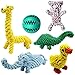 Achivy Dog Rope Toy for Aggressive Chewers - 3 Feet 5 Knots Super Large Durable Nearly Indestructible Cotton Rope Dog Toys for Medium Large Dogs Chewing, Tug of War, Teething (6 Pack)