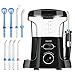 Homitt Waterproof Water Dental Flosser, Electric 600ml Oral Irrigator with 9 Multifunctional Leak-Proof Nozzles Support 5 Functions to Clean Tooth and Dental Care for Adults and Kids