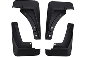 Acouto Front Rear Tire Mud Flaps Splash Guards for Escape ST Line 2020 to 2025 No Drill Installation ABS Plastic Heat Cold