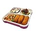 PackTOGO Leakproof Bento Lunch Box Container Set w/ Insulated Lunch Bag for Adults (Purple)
