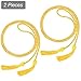 Yaomiao 2 Pieces Graduation Cords Polyester Yarn 2025 Honor Cord with Tassel for Graduation Students(Gold)