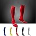 Sneeyid Adult Men Football Socks Long Stockings Towel Bottom Sox Soccer Long Sock (Black)