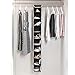 ZOBER Hanging Shoe Organizer for Closet, 10 Shelves - Hanging Shoe Rack W/Side Pockets - Narrow, Space Saving, Durable