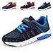  Kids Walking Shoes Lightweight Breathable Running Shoes Fashion Velcro Sneakers for Boys and Girls