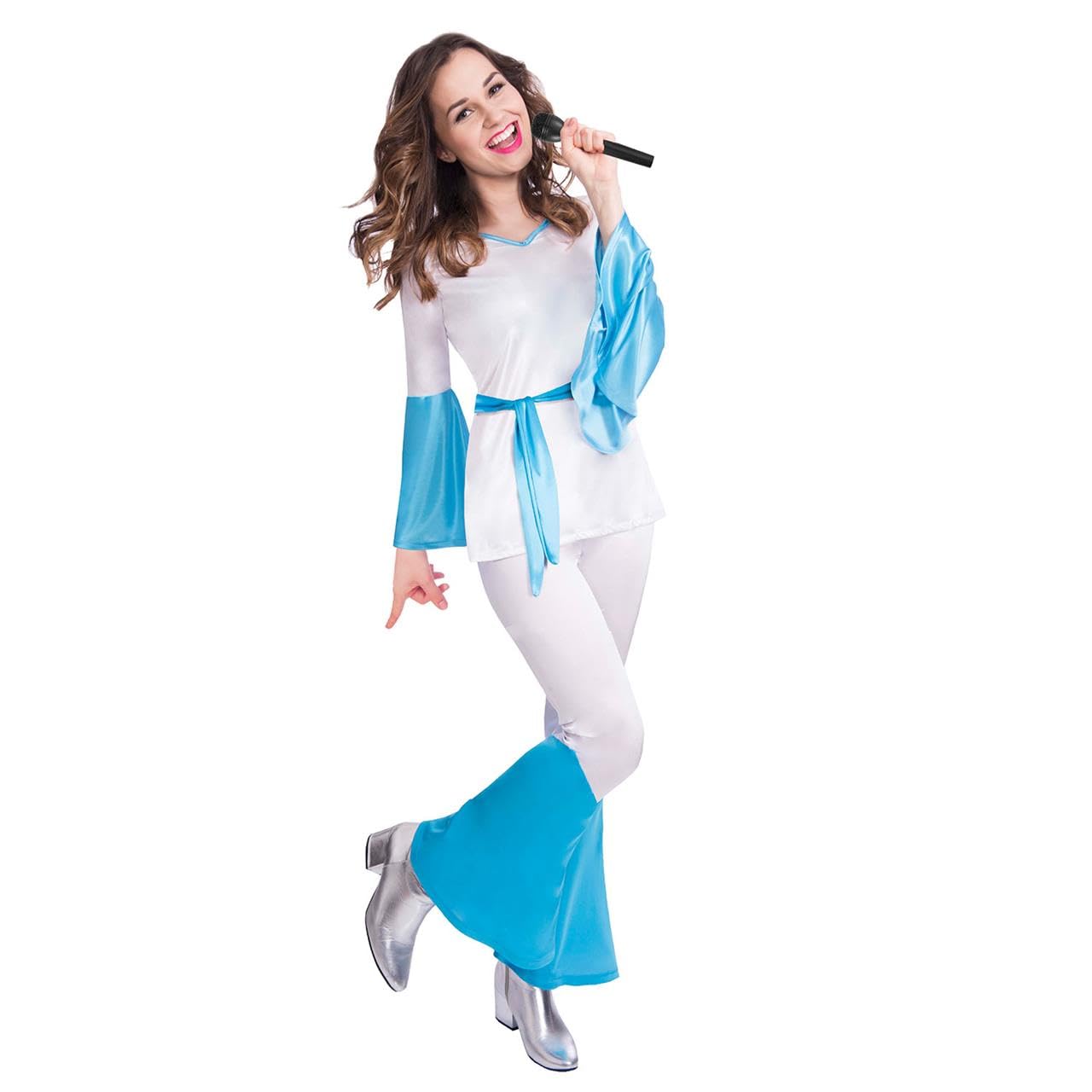 (PKT) (Fix 1/1) (9905719) Adult Ladies 70s Pop Queen Costume (Large)