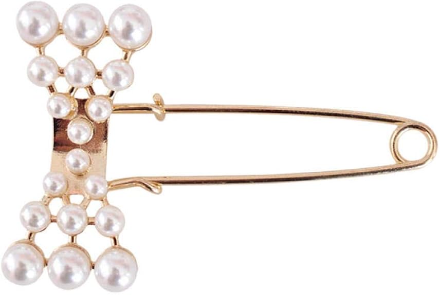 Clip Per Maglione Vintage Con Perle - Set Di 4 Pezzi Dorati Per Cardigan E Scialli - Foto 9