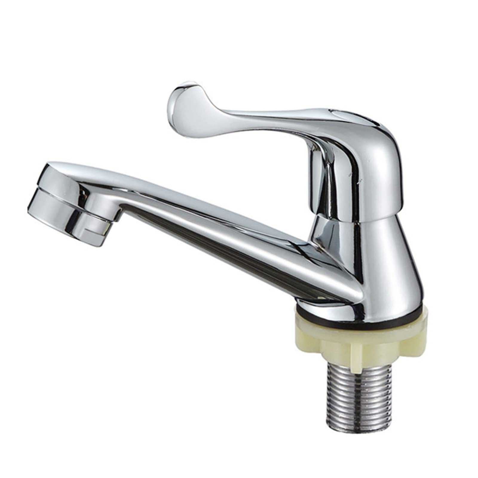 Basin Taps Zinc Alloy Bathroom Sink Taps Single Cold Water Faucet for Kitchen Bathroom Toilet Bathtub Washroom