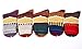 Women's Crew Socks Wool Thick Winter 5-Pack - Wave, Medium