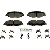 BOSCH BE2176H Blue Ceramic Disc Brake Pad Set with Hardware - Front | Compatible with Select Toyota Corolla