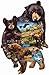 SUNSOUT INC - Bear Family Adventure - 1000 pc Special Shape Jigsaw Puzzle by Artist: Cynthie Fisher - Finished Size 25.5