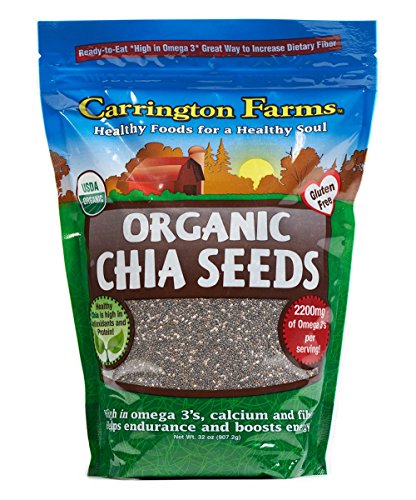 Carrington farms organic chia seeds, 32 ounce, packagin…