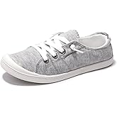 Women's Slip On Canvas Sneaker Low Top Casual Walking Shoes Classic Comfort Flat Fashion Sneakers