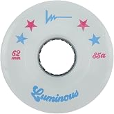 Luminous LED Quad Roller Skate Outdoor Wheels (4 Pack, 62mm x 30mm/85A)