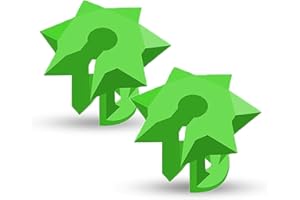 Bowmar Archery Nose Button, Extremely Light Weight, Creates Consistent Anchor Point, Two Sizes Included