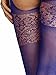 Beauty's Love Sexy Blue See Through Elastic Hosiery Suspender Bodystocking (142blue)