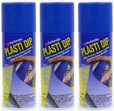 Performix Plasti Dip 11252 Flex Blue Rubber Spray 3 PACK New