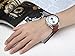 Mens Quartz Watch, Roman Numeral Business Casual Fashion Wrist watch, PU Strap Leather Watch Brown