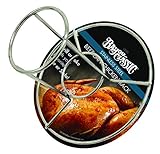 Bayou Classic 0880-CS Stainless Steel Beercan Chicken Rack, Silver