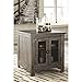 Signature Design by Ashley Danell Ridge End Table, 2 Door, Brown
