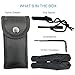 Multitool Pliers Newild 12-in-1 Multi Purpose Pocket tool Set with Knife Fire Starter Nylon Sheath Durable Black Oxide Super Hardened 420 Stainless Steel for Survival,Camping,Fishing,Hunting,Hiking
