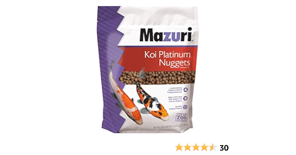 mazuri koi platinum nuggets