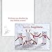 Marshmallow Snowmen Holiday Card Pack / 25 Seasonal Greeting Cards Including Envelopes/Whimsical Winter Happiness Food Design And Joyful Wishes Note